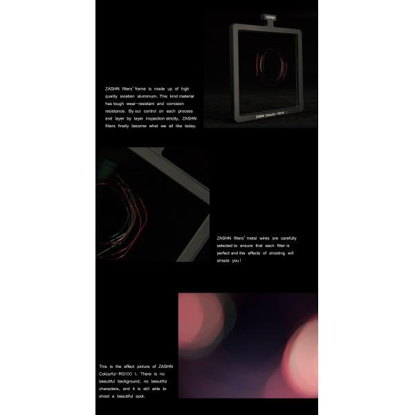 ZASHN Colourful Uv Protection Lens Filter , RG 100 ⅠPhotography Camera Filters