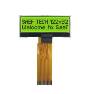 3V MCU Interface Monochrome Graphic LCD Display 122x32 STN Positive