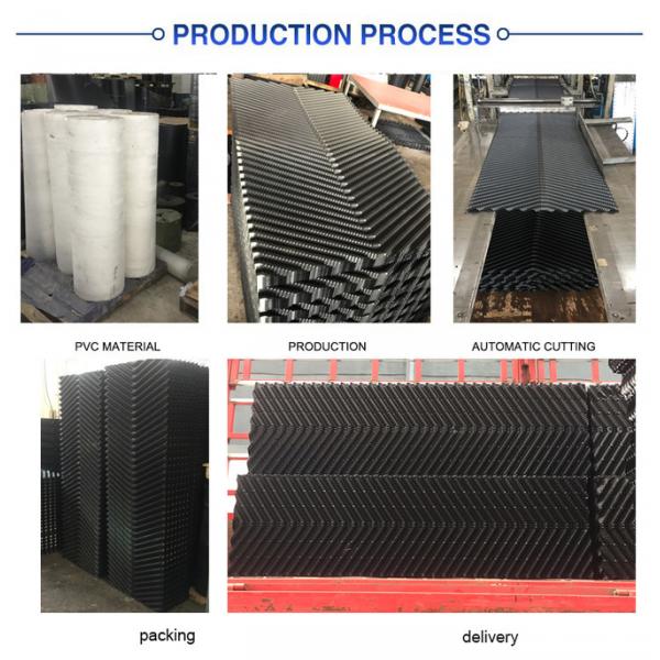 19mm Fluted PP Cooling Tower Filling Counter Flow Cooling Tower Fill