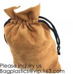 Luxurious Cloth Velvet Soft Tarot Strapping Drawstring Bags Jewelry Pouch Bags