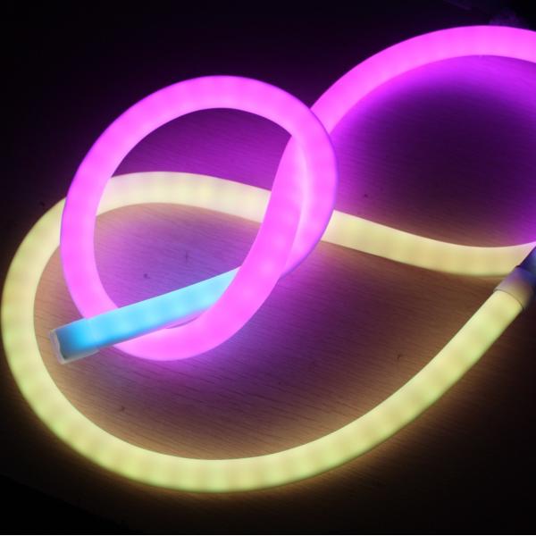Waterproof IP68 SMD5050 multi-color 360 digital RGB neon ws2811 Pixel Chasing