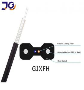 Best G657A1 A2 1 Core Indoor FTTH Fiber Optic Drop Cable GJXH GJXFH wholesale