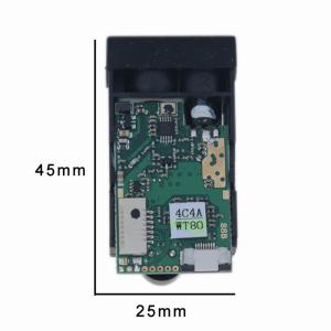 China 60M CMOS 1mm High Precision Distance Sensor Serial Port RXTX 40m Modules on sale