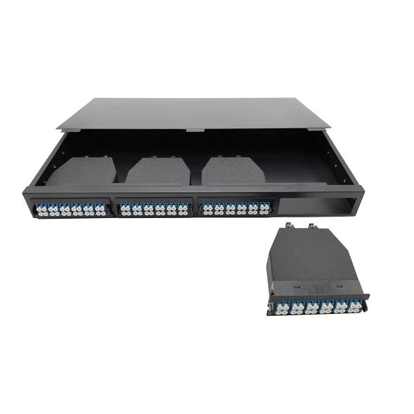 1U MTP MPO Cable Patch Panel for Storage Area Network-Fiber Channel