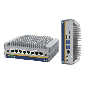 14th Core Ultra I5/i7 Processor Mini PC 8 RJ45 I226 Ethernet LAN Fanless Computer Win11 Ubuntu Portable Pfsense Soft Firewall Router