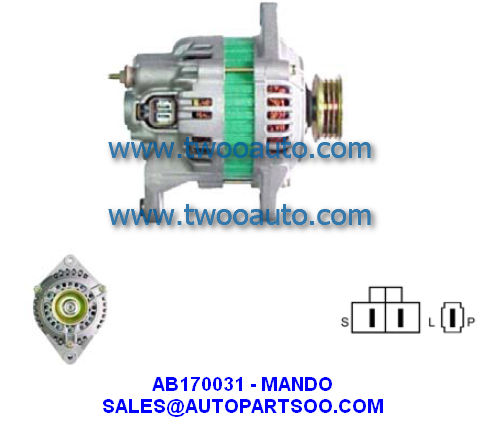 A0002655023 AB190147 - MANDO Alternator 12V 90A Alternadores