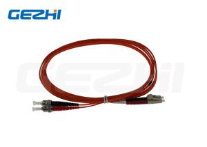 China LC to ST Singlemode Duplex Fiber Optical Patch Cord for Optical Sensor on sale