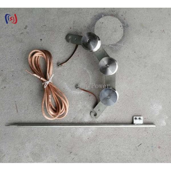 Hook Ground 4.5KG Conductor Stringing Blocks Cable Pulling Pulley For Conductor