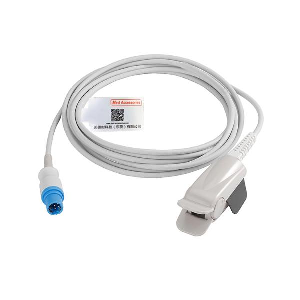 Cheap Multicable Reusable Spo2 Sensor Drager 7 Pin TPU Material Gray Color for sale