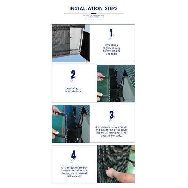 3D Stage Glass LED Mesh Screen 500x1000 Curtain Outdoor Window Display Transparent