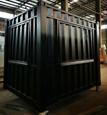 Kiosk 10ft Shipping Container Coffee Shop Custom Made Movable Bar Cafe Store with Plywood Floor