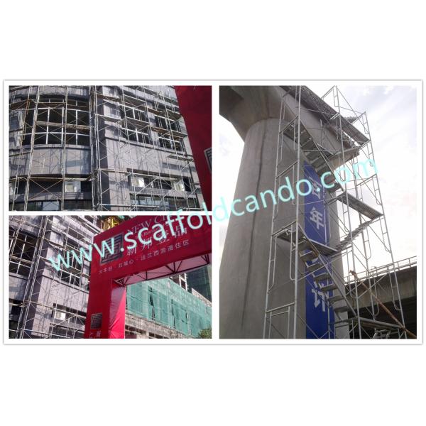 BS1139 galvanized scaffolding ladder frame H frame door frame main frame 1219*1930mm,1219*1700m for constructions