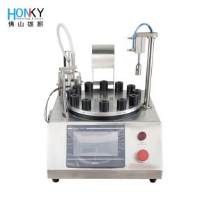 China Automatic 2ml Perfume Glass Bottle Filling Machine With High Precision Metering Pump on sale