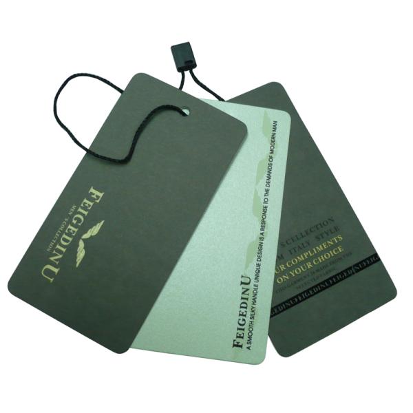 Customized Colrful UVI / Heat Transfe Printing Clothing Hang Tags For Jeans