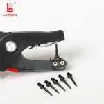 Black Automatically Rebound Pig Cattle Tag Applicator , Cattle Ear Tag Pliers