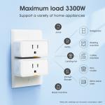 Tuya socket Power Monitor Plug APP Voice Works with Alexa Google Home Smart Type