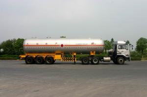 Best Carbon Steel Liquefied Petroleum Gas Tanker Truck 3x13T FUWA Axles 58300L for LPG delivery wholesale