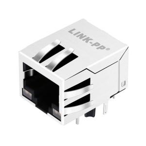 China G15-111T-038E 10G Base-T Tab Down 1 Port Shielded Ethernet RJ45 Connector With Led on sale