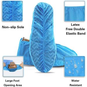 Best Waterproof Disposable Boot Shoe Cover CE Certified Durable Non-Slip Non-Skid 2-30g wholesale