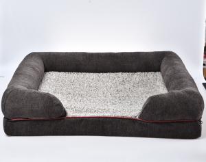 China Waterproof Lining Large Luxury Orthopedic Dog Bed Sofa couch With Removable Washable Cover on sale