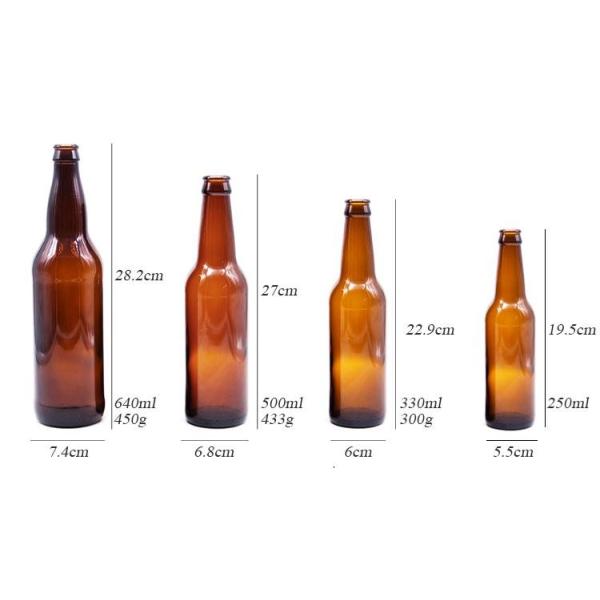 Customize 500 ml Beer Bottle a Variety of Lightweight Bottles Beer Glass Bottle