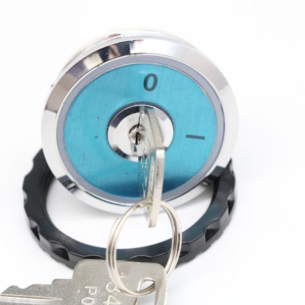 Cheap High-Rise Building Elevator Power Cutoff Elevator Power Lock Round Elevator Lock Button With Key for sale