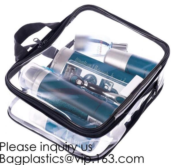 Fashion Lady Beautiful Transparent Eco Friendly EVA Cosmetic bag,PVC Zipper Cosmetic Makeup Tote Bags, bagease, bagplast