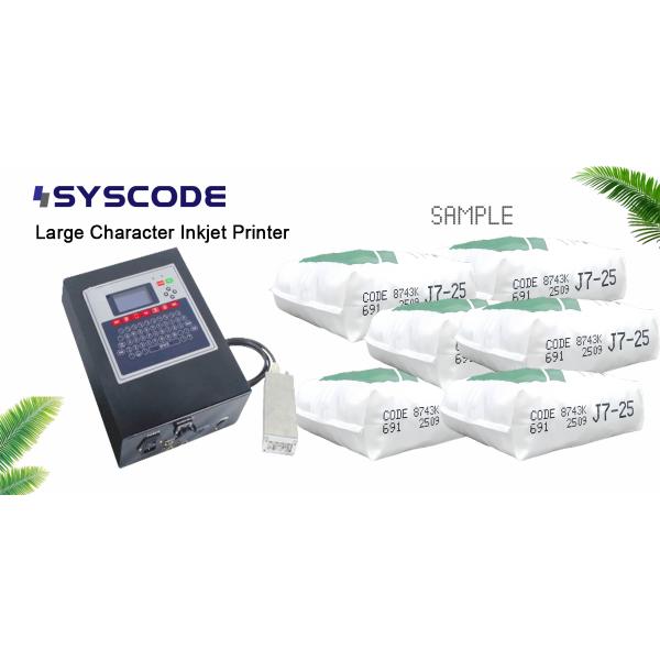 Dual Line Large Character Inkjet Printer Product Packaging Large Character Inkjet Marking