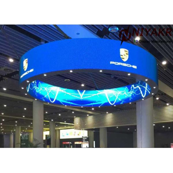 6500K P4 Advertising 360 LED Display Indoor Full Color SMD2020 Brightness Adjustable