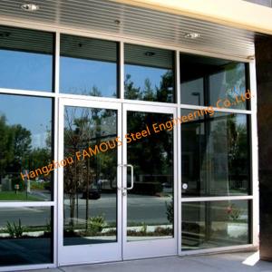 Best Modern Commercial Decorative Soundprrof Glass Door Swing Aluminum Frame Glass Door For Sale wholesale