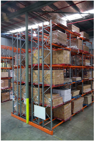 1000kg Conventional Double Deep Pallet Racking System Industrial Shelving Rack