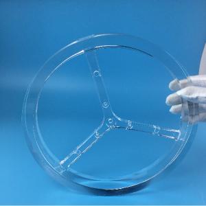 China Custom High Precision Cnc Machined Quartz Structural Component on sale
