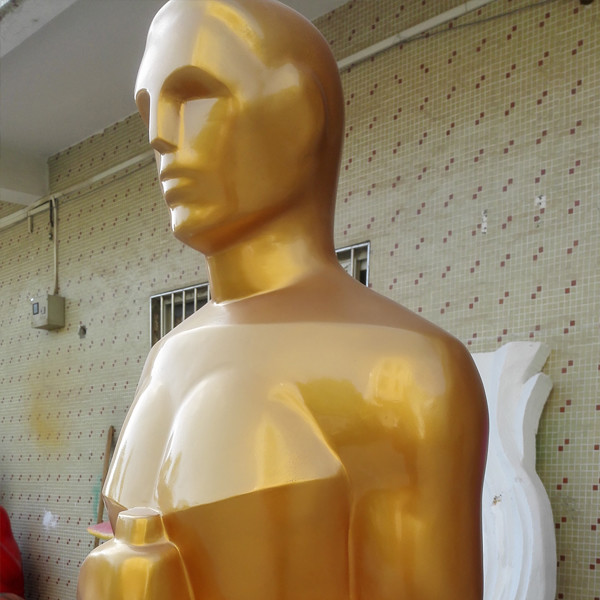 life size Oscar statue/sculpture for sale with existing mold as props and oddities in celebrating party