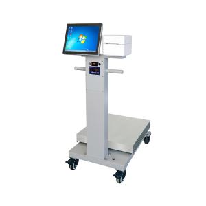 China Windows 10 System LCD Display Mobile Smart Scale for Up to 300kg Computer Touch Screen on sale