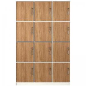 China Solid Wood PANEL Employee Locker with Locking Storage Room for Gym Bathroom Dormitory on sale