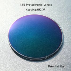 1.56 Photochromic HMC AR Coating Blue Block Photochromic Lens For Block EMI