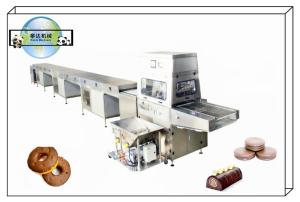 China PD600 Complete Chocolate Enrobing Machine Line Complete Chocolate Coating Processing Line Machinery Equipment 250KG/H on sale