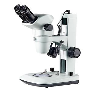 China stereo zoom microscope track stand binocular zoom microscope down light 6.7X-45X on sale