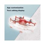 Mini Multifunctional LED Light Display Drone with Customized Text Editing App