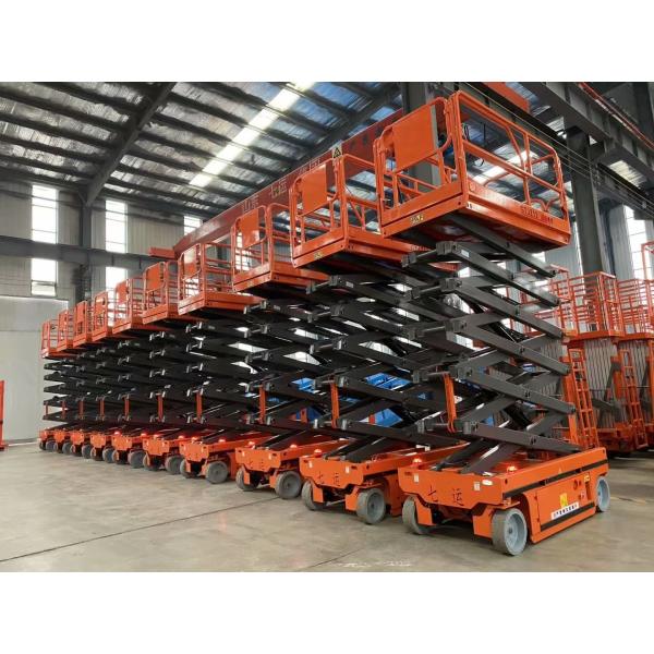 Self Propelled Elevating Work Platforms , CE Hydraulic Electric Aerial Lift Scaffolding