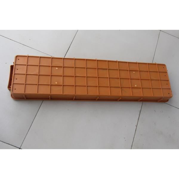 Four Channels Plastic Core Tray / Orange Core Box For Drill Core Storage