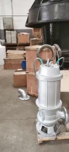 Best Stainless Steel Submersible Sewage Pump Large Diameter 125 WQP Precision Cast wholesale