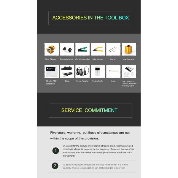 Auto focus Fiber Optic Fusion Splicer , ROSH ISO9001 Ftth Splicing Machine