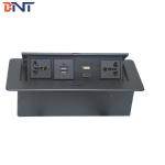 gas pop up panel desktop socket with 2 power and two data /desktop popup socket