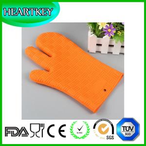 Best FDA Highest Rated Heat Resistant Five Fingered Grilling Oven Silicone BBQ Gloves wholesale