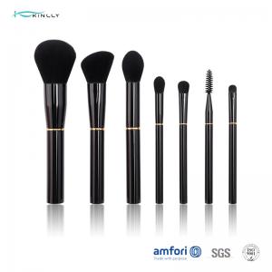 Best Makeup Brush With Rose Gold Ring Aluminium Ferrule Synthetic Hair Beauty Tools wholesale