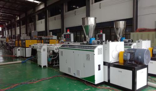 Cheap High Efficiency Plastic Tubing Extrusion Machines ABB Frequency Controller for sale