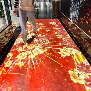 High Definition Picture Holographic Floor Interactive Projection