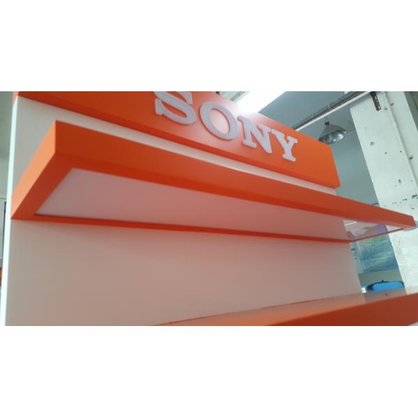 Showing Stand Retail Store Merchandise Display Aurora Signs CE Certified