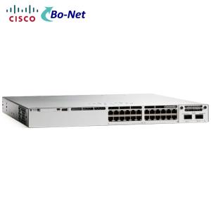 China Catalyst 9300 24 Port POE Gigabit Cisco Ethernet Switch C9300-24P-A 16MB Flash Memory on sale